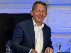 Andre van Lammeren tijdens zijn afscheidssymposium