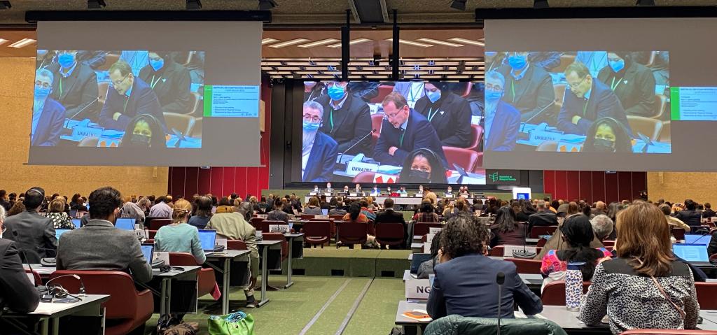 Main hall, negotiations Geneve